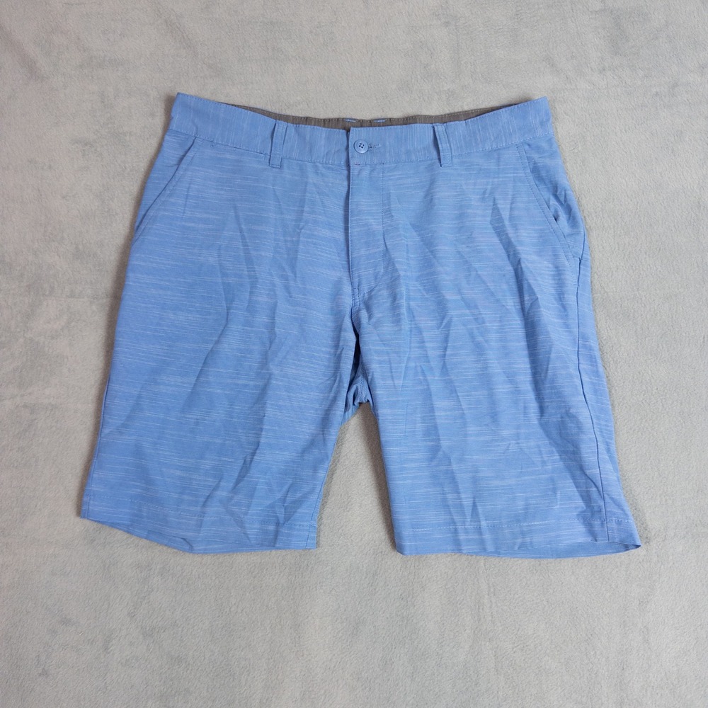 Ron Jon Surf Shop Hybrid Shorts Mens 34 Blue Heathered Walk Shorts